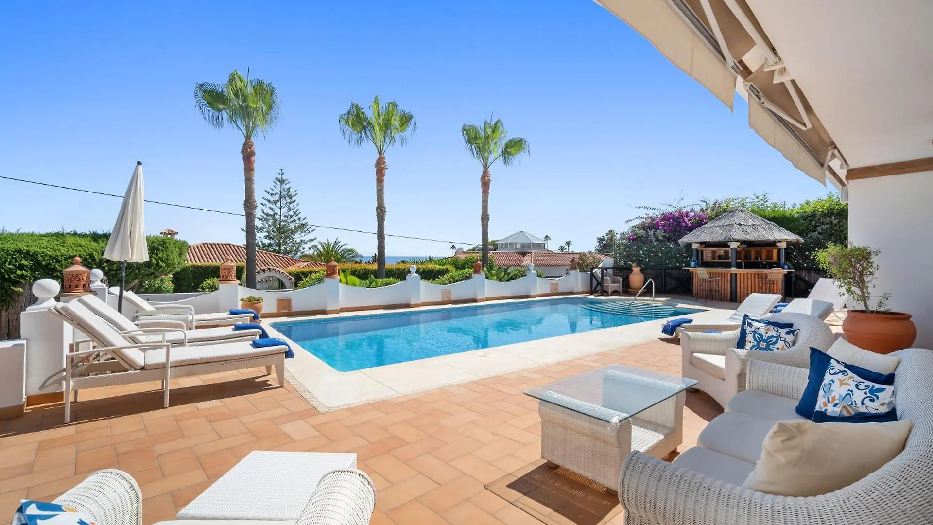 Villa Las Palmeras With Heated Pool, La Cala De Mijas Málaga Spanyolország